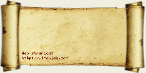 Anđelija Stanimirović vizit kartica